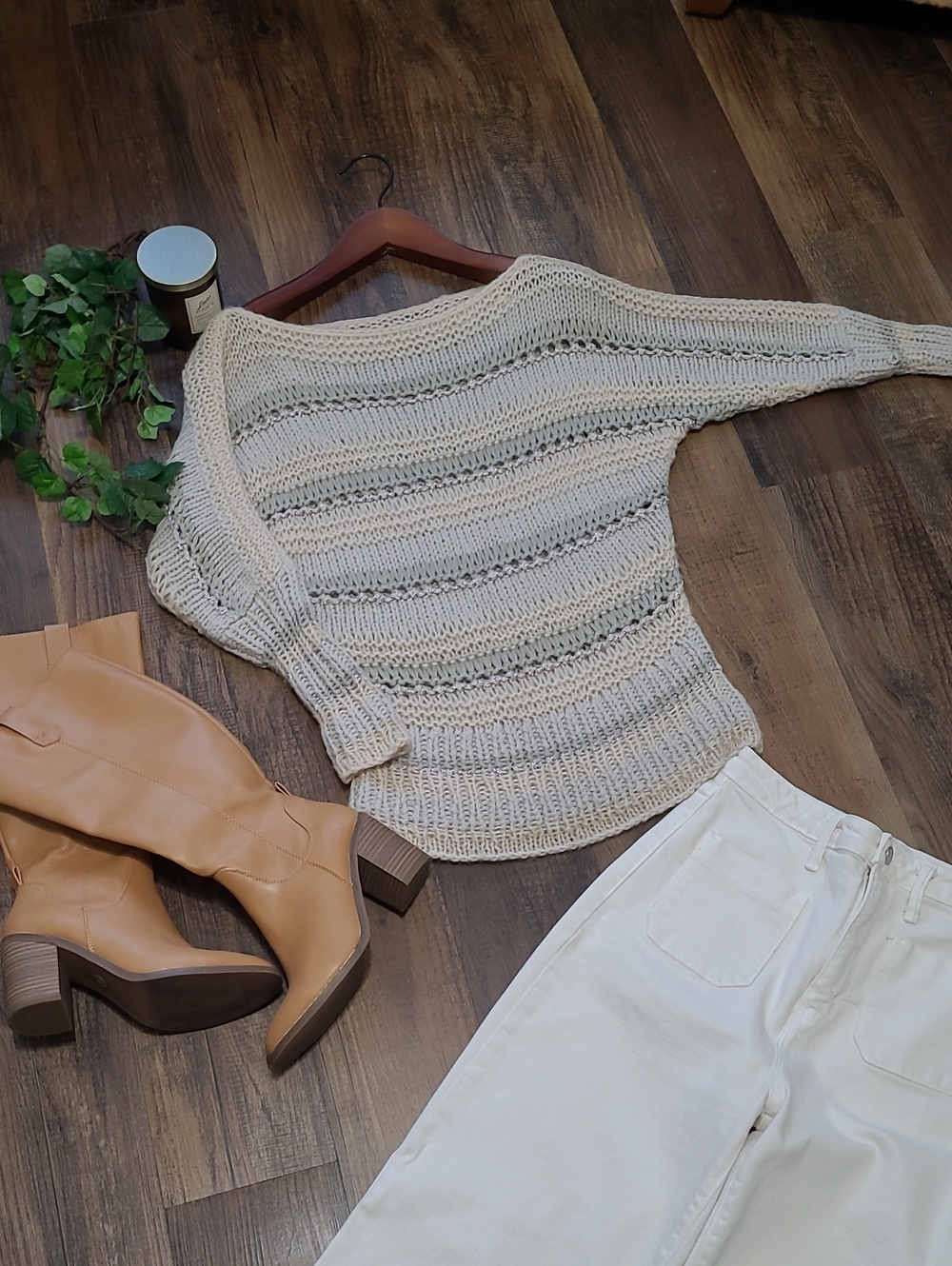Beautiful Boston Proper Boat Neck Sweater